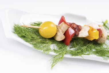 güzel haşlanmış ahtapot