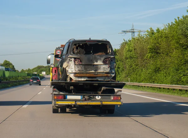 До гарячої дороги Ліцензійні Стокові Зображення