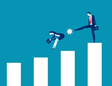 İş ortaklığı cezalandırır. İş yarışması konsepti