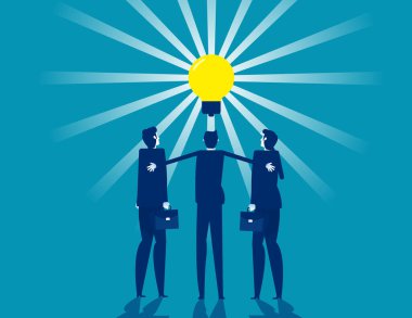 Yeni şeyler yaratmak için işbirliği Ampulü daha parlak yapar