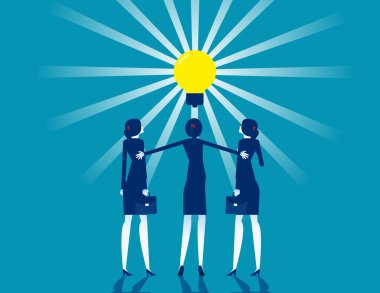 Yeni şeyler yaratmak için işbirliği Ampulü daha parlak yapar