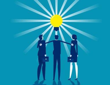 Yeni şeyler yaratmak için işbirliği Ampulü daha parlak yapar