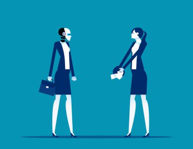 İş arkadaşınızın kafasını çıkarın ve robota dönüşün.