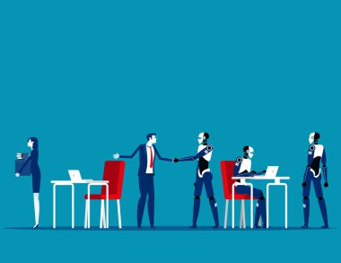 İnsan ve Robotlar. Yapay zekanın ve artırılmış gerçekliğin yerine