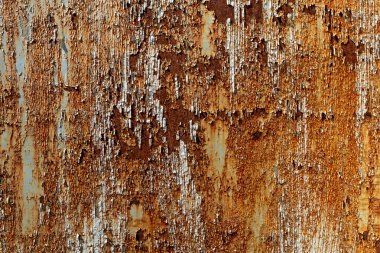 Eski galvanize duvar yıpranmış boya aşındırıcı.