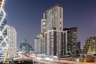 City and building photos In the center of Bangkok, Thailand