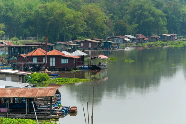 Casas Río Las Provincias Del Norte Tailandia —  Fotos de Stock