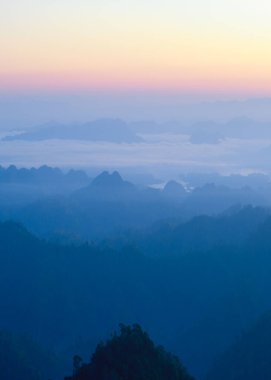 Tayland 'daki doğal turist çekimleri manzara fotoğrafı