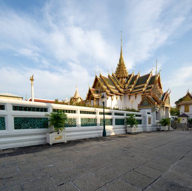 Wat Phra Kaew, Chao Phraya Nehri kıyısında, Bangkok, Tayland