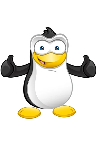 Пінгвін мультиплікаційний персонаж Векторна Графіка