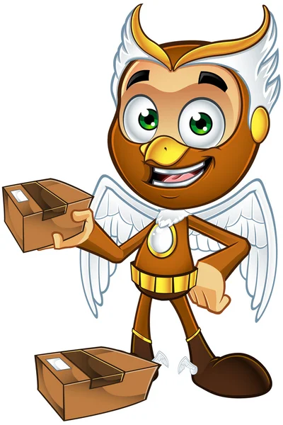 Hawk Boy personnage de superhéros — Image vectorielle