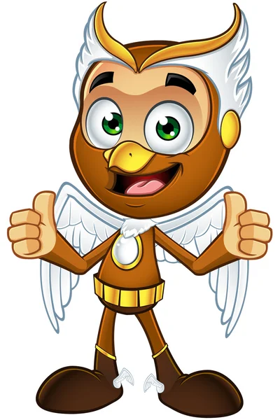 Hawk Boy personaje de superhéroe — Vector de stock