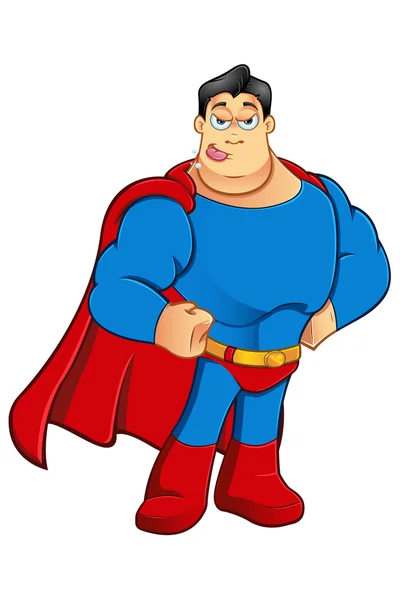 Um personagem de super-herói dos desenhos animados —  Vetores de Stock