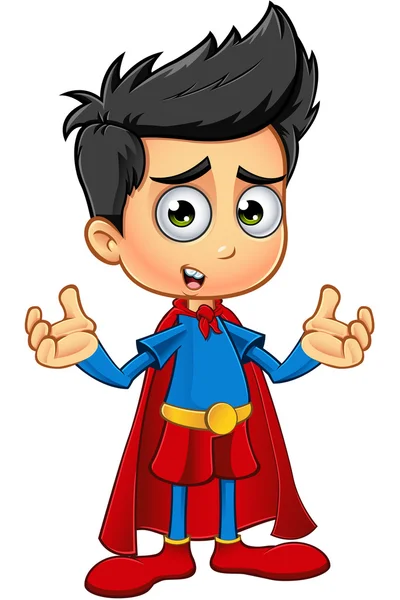 Carácter de Super Boy — Archivo Imágenes Vectoriales