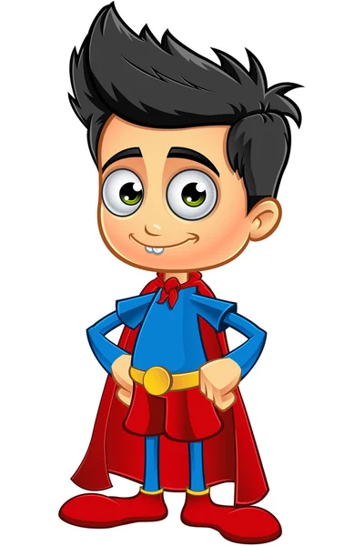 Carácter de Super Boy — Archivo Imágenes Vectoriales