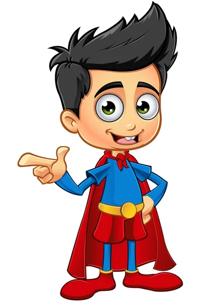 Personagem Super Boy —  Vetores de Stock