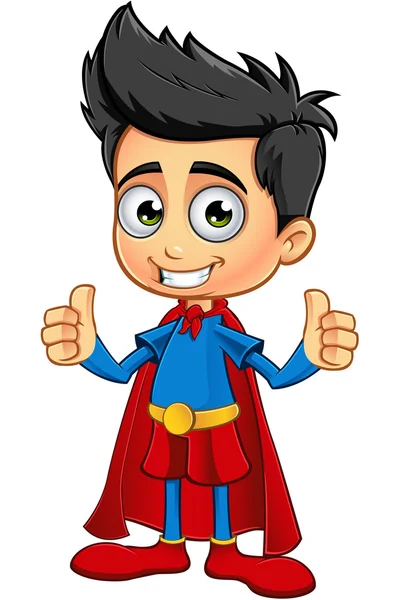 Carácter de Super Boy — Archivo Imágenes Vectoriales