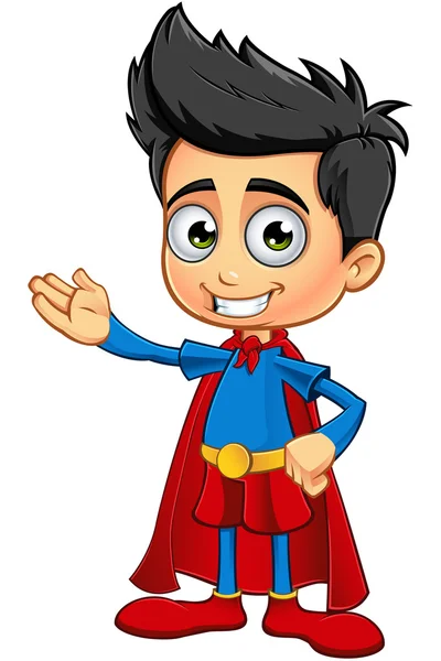 Carácter de Super Boy — Archivo Imágenes Vectoriales