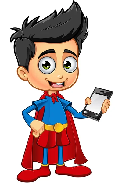 Personagem Super Boy —  Vetores de Stock