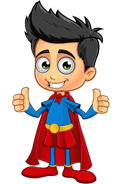 Personagem Super Boy —  Vetores de Stock