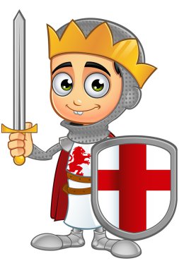 St. George çocuk Kral Character