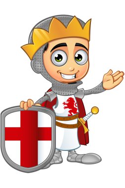 St. George çocuk Kral Character