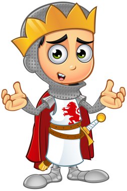 St. George çocuk Kral Character