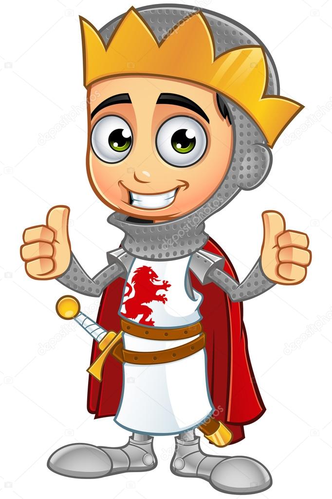 Download St. George Boy King Character — Stock Vector © npr1977 ...