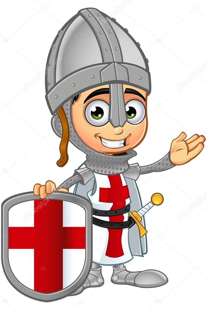 Download St. George Boy Knight Character — Stock Vector © npr1977 ...