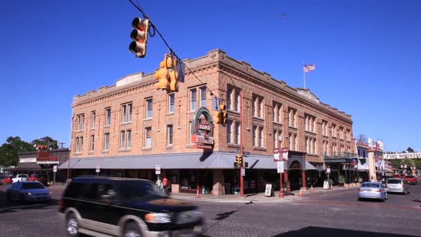 Stockyards historiska distriktet i Fort Worth, Tx, Usa — Stockvideo