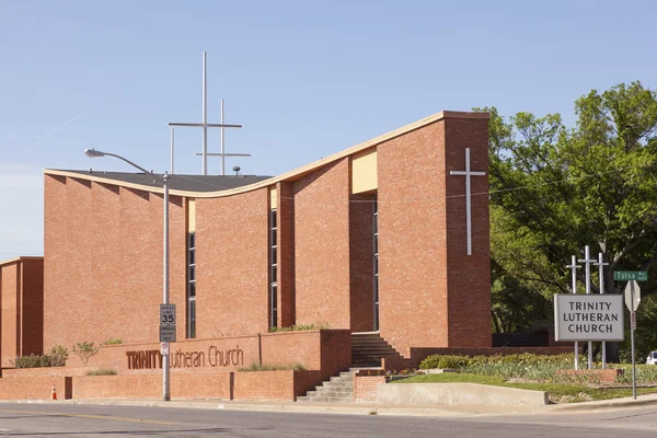 Église luthérienne Trinity à Fort Worth, TX, États-Unis — Photo
