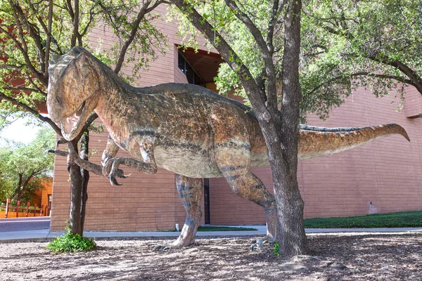 Dinosaur in het wetenschaps-en geschiedenis museum van Fort Worth, TX, Verenigde Staten — Stockfoto