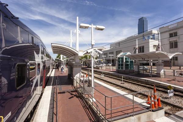 Piattaforma alla Stazione Centrale di Dallas, USA — Foto Stock