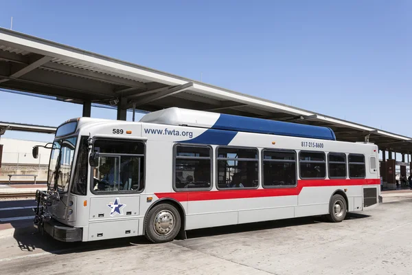 City bus in Fort Worth, USA — Stock Photo, Image