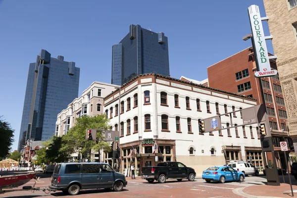 Fort Worth Downtown, Tx, Usa — Stockfoto