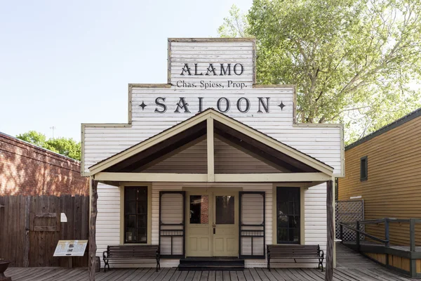 Oud houten gebouw in Dallas Heritage Village — Stockfoto