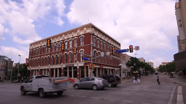 Street i San Antonio, Texas — Stockvideo