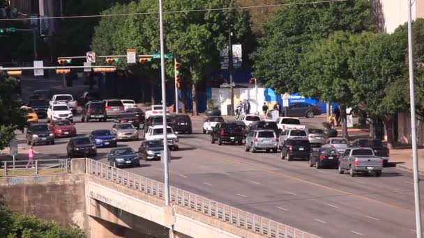 Street in the city of Austin, Texas — Stock Video