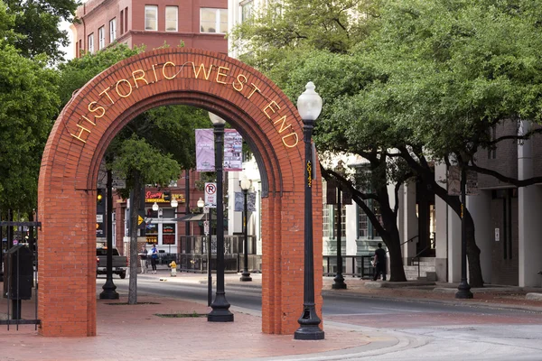 Historische wijk van West End in Dallas, Verenigde Staten — Stockfoto