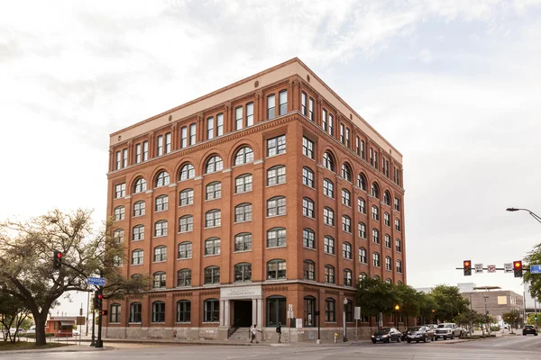 Altıncı kat Müzesi Dealey Plaza Dallas, ABD — Stok fotoğraf