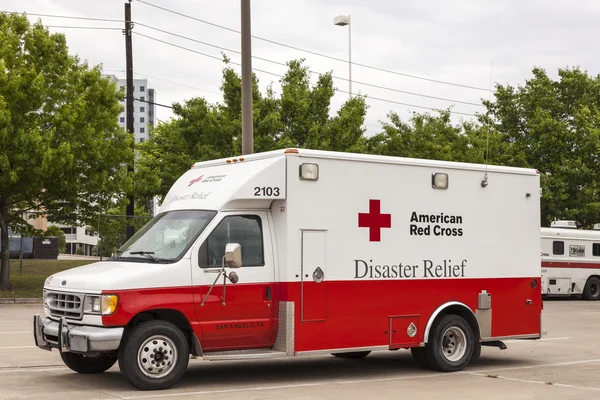 American Red Cross Disaster Relief Vehicle — Stock Photo, Image