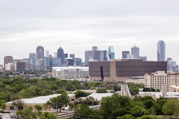 Dallas downtown weergave — Stockfoto