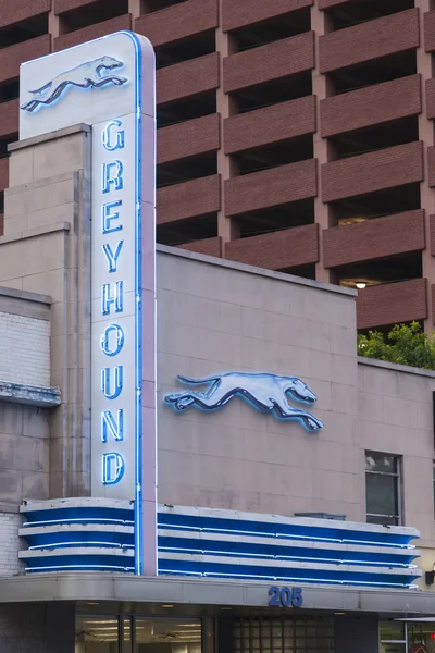 Stazione degli autobus Greyhound a Dallas — Foto Stock