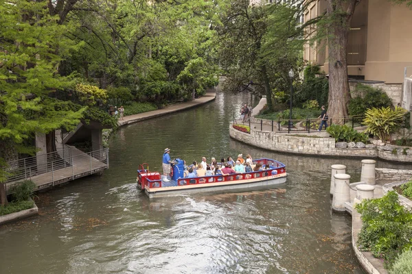 San Antonio procházka po řece Texas — Stock fotografie