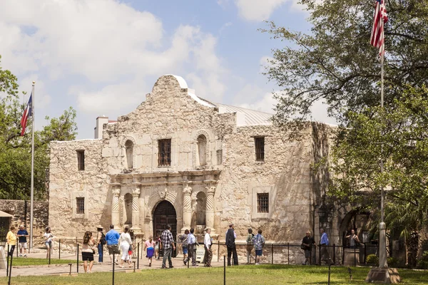 La Misión Alamo en San Antonio, Texas — Foto de Stock