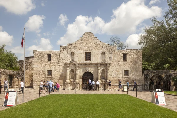 La Misión Alamo en San Antonio, Texas —  Fotos de Stock