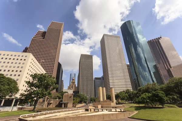 Centro città, Houston in texas — Foto Stock