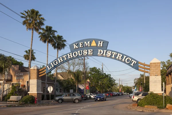 Distretto del faro di Kemah, Texas — Foto Stock