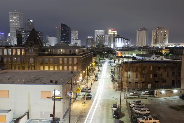 Città di New Orleans di notte — Foto Stock