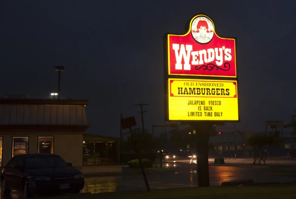 Wendy 's Restaurant in den USA — Stockfoto